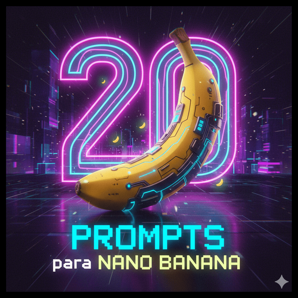 20 PROMPTS INCREÍBLES para NANO BANANA que harán explotar tu creatividad